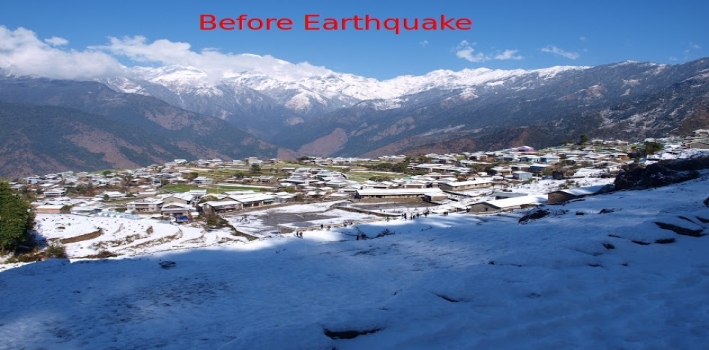 help earthquake victims in village barpak, nepal_437