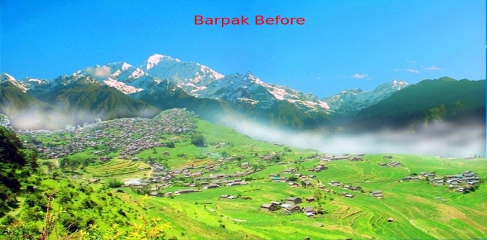 help earthquake victims in village barpak, nepal_438